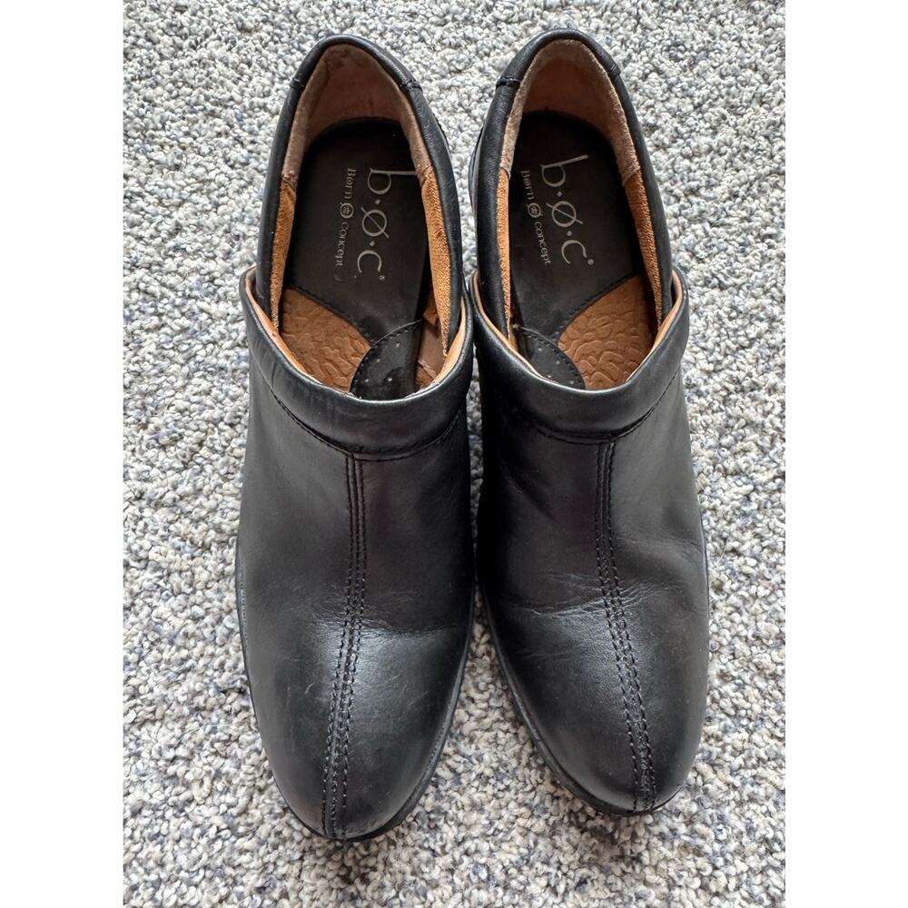 Boc Born Concepts Womens Black Slip On 38.5 US 7.5